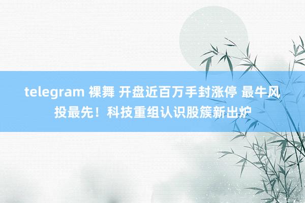 telegram 裸舞 开盘近百万手封涨停 最牛风投最先！科技重组认识股簇新出炉