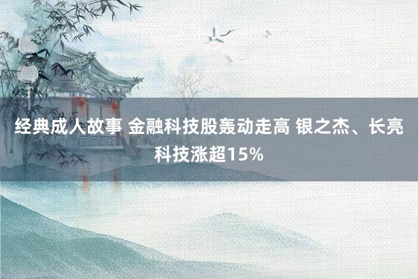 经典成人故事 金融科技股轰动走高 银之杰、长亮科技涨超15%